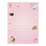 Bloco Refil Tiliflex Fichário Caderno Argolado Colegial 4 Furos 80 Folhas - Purrfect Cats