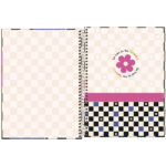Caderno Universitário Grande Capa Dura 80 Folhas Check Pop - Estampas Diversas