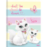 Caderno Brochura Costurado Sem Mola Capa Dura 1/4 48 Folhas Sissi - Estampas Diversas