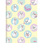 Caderno Brochura Costurado Sem Mola Capa Dura 1/4 48 Folhas Sissi - Estampas Diversas