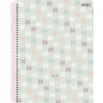 Caderneta Espiral Capa Dura 1/8 80 Folhas Detalhes - Estampas Diversas