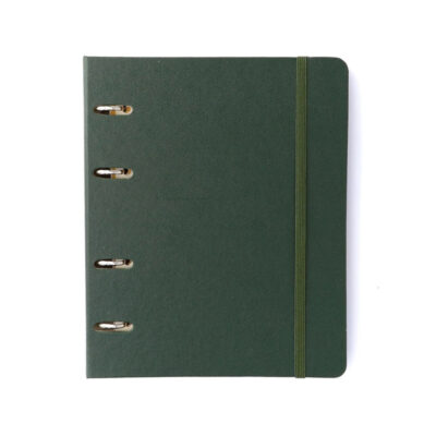 Fichário Caderno Argolado Criativo Office Duo A5 - Verde Oliva