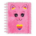 Caderno Universitário Grande Tilidisco 160 Folhas Pelúcia - Rosa