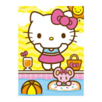 Quebra-Cabeça Com 100 Peças - Hello Kitty