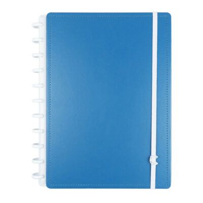 Caderno Inteligente 1/4 A5 Pequeno Espiral Com 80 Folhas - Deep Blue