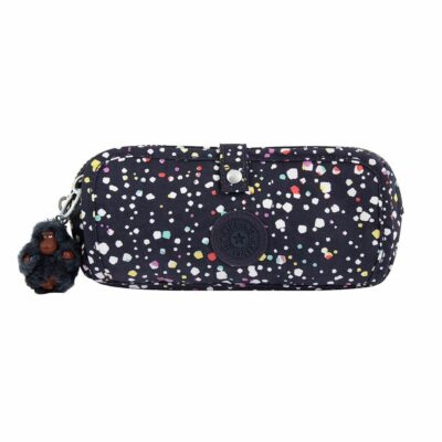 Estojo Kipling Wolfe Happy Dot Azul