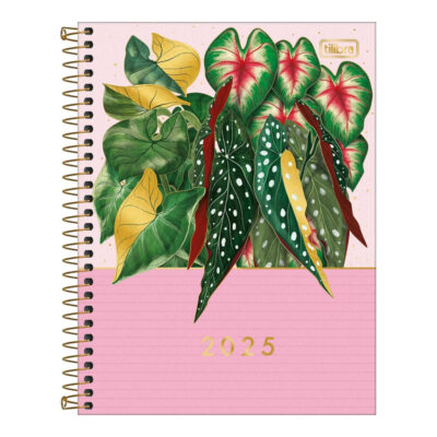 Planner Espiral Naturalis 2025 - Estampas Sortidas