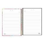 Caderno Universitário Grande Espiral Capa Dura 160 Folhas 10 Matérias Le Vanille - Estampas Diversas