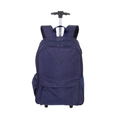 Mochila Com Rodinhas Sestini Rolling Crinkle - Azul