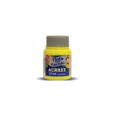 Tinta Tecido 37ml - Amarelo Ouro