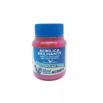 Tinta AcrÍlica Brilhante 37ml - Rosa Escuro