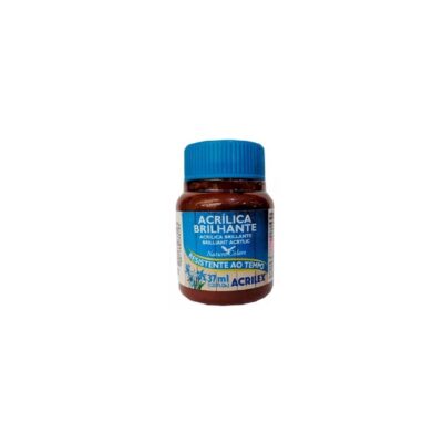 Tinta Acrílica Brilhante 37ml - Marrom