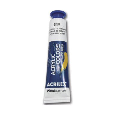 Tinta AcrÍlica Tela 20ml - Branco TitÂnio