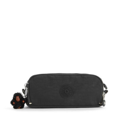 Estojo Kipling Gitroy - True Black - Com 3 Divisórias