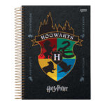 Caderno 1/4 Pequeno Espiral Capa Dura 96 Folhas Harry Potter - Estampas Sortidas