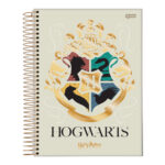 Caderno 1/4 Pequeno Espiral Capa Dura 96 Folhas Harry Potter - Estampas Sortidas