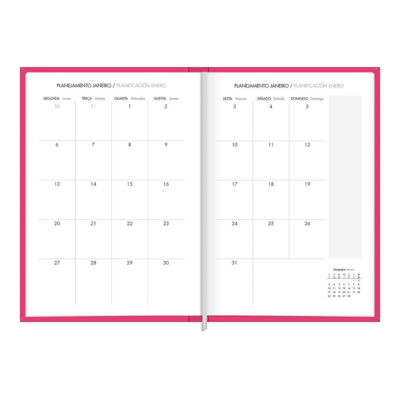 Planner Costurado M3 Napoli 2025 – Cores Sortidas