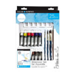 Kit Aquarela Simply Watercolor Set Com 25 Unidades