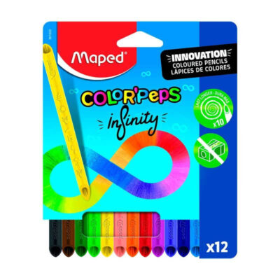 Lápis De Cor Color Peps Infinito - Com 12 Cores