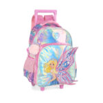 Mochila Com Rodinhas Barbie - Rosa