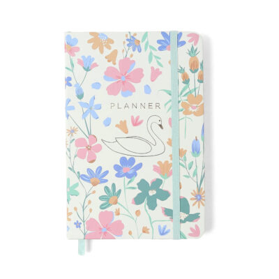 Planner Permanente - Lagoa - Cisne Floral Off White