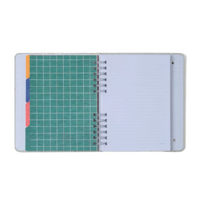 Caderno Organizador Espiral Duo Pautado & Pontado A5 – Lagoa – Pedalinho