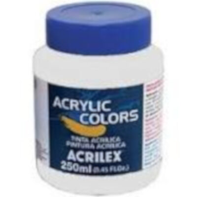 Tinta AcrÍlica Tela 250ml - Branco TitÂnio