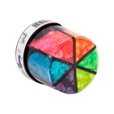 Glitter Shaker Neon Com 6 Cores – 60g