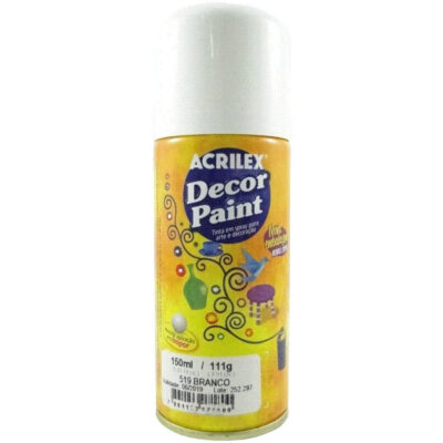 Tinta Spray Decor Paint 150ml - Branco