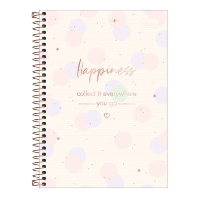 Caderno Espiral Capa Dura 1/4 Soho - Estampas Sortidas