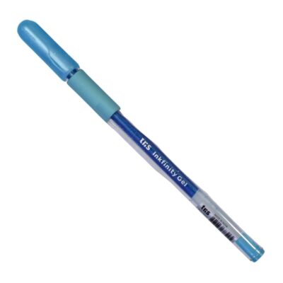 Caneta Gel Tris Inkfinity Glitter - Azul Claro