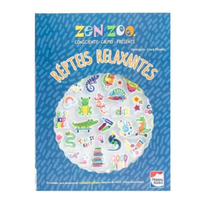 Zen Zoo - Répteis Relaxantes: Livro De Atividades Com Adesivo