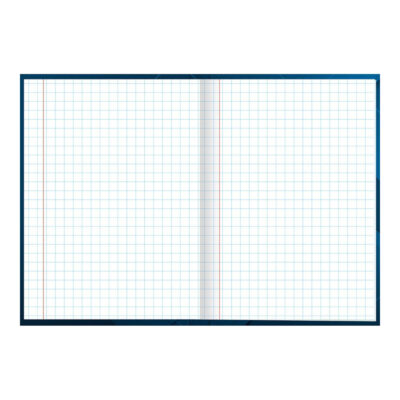 Caderno 1/4 Pequeno Brochura Costurado Sem Mola Capa Dura 96 Folhas Quadriculado 7x7mm Zip – Estampa