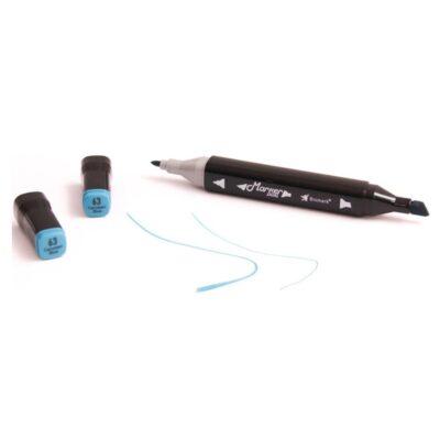 Marcador Permanente 2 Pontas - Cerulean Blue