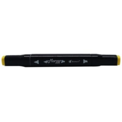 Marcador Permanente 2 Pontas - Pastel Yellow