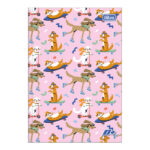 Caderno 1/4 Pequeno Brochura Costurado Sem Mola 48 Folhas D+ Estampas Sortidas