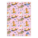 Caderno 1/4 Pequeno Brochura Costurado Sem Mola 96 Folhas D+ - Estampas Sortidas
