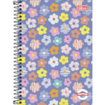 Caderno 1/4 Espiral 80 Folhas Pepper - Estampas Diversas