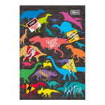 Caderno 1/4 Pequeno Brochura Costurado Sem Mola 48 Folhas Raptor - Estampas Sortidas