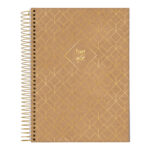 Caderneta Espiral Anotações 80 Folhas Kraft Gold - Estampas Diversas