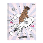 Caderno 1/4 Pequeno Brochura Costurado Sem Mola My Pets - Estampas Sortidas