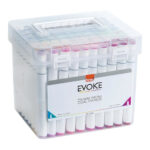 Marcador Artístico Evoke Dual Marker Com 80 Cores