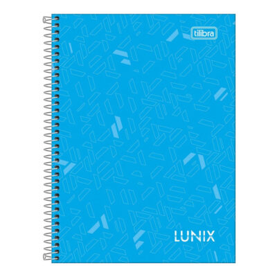 Caderno 1/4 Pequeno Espiral 80 Folhas Lunix – Cores Sortidas