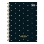 Caderno 1/4 Pequeno Espiral 80 Folhas West Village - Cores Sortidas