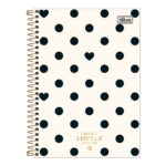 Caderno 1/4 Pequeno Espiral 80 Folhas West Village - Cores Sortidas