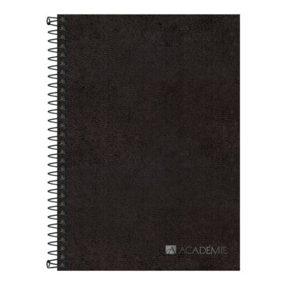Caderno Espiral Sketchbook Académie 50 Folhas Sem Pauta Capa Dura - Preto