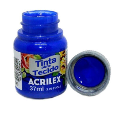 Tinta Tecido 37ml - Azul Ultramar