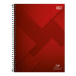 Caderno Universitário Grande 96 Folhas Quadriculado Zip - Estampas Diversas