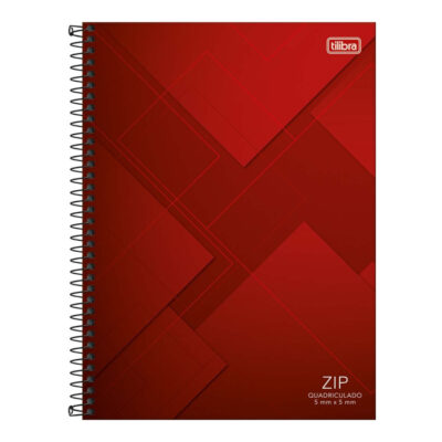 Caderno Universitário Grande 96 Folhas Quadriculado Zip - Estampas Diversas