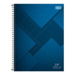Caderno Universitário Grande 96 Folhas Quadriculado Zip - Estampas Diversas